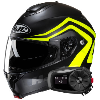 Casque Modulable HJC C91N Nepos MC3HSF + Kit Bluetooth 5S Solo