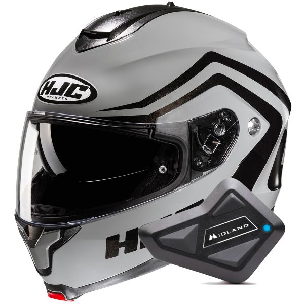 Casque Modulable HJC C91N Nepos MC5 + Kit Bluetooth BT Mini Casque Modulable HJC C91N Nepos MC5 + Kit Bluetooth BT Mini