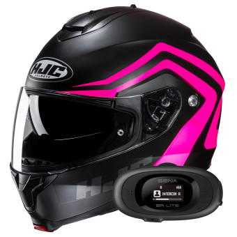 Casque Modulable HJC C91N Nepos MC8SF+ Kit bluetooth 5R Lite Solo