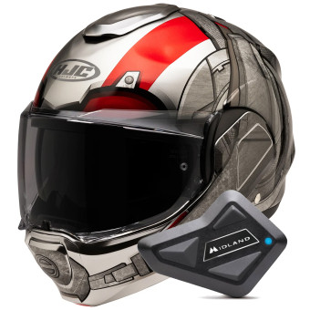 Casque Modulable HJC F100 Antman Marvel MC1 + Kit Bluetooth BT Mini Casque Modulable HJC F100 Antman Marvel MC1 + Kit Bluetooth BT Mini