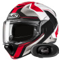 Casque Modulable HJC F100 Bios MC1 + Kit bluetooth 5R Lite