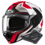 Casque Modulable HJC F100 Bios MC1 + Kit Bluetooth BT Mini