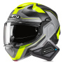 Casque Modulable HJC F100 Bios MC3HSF + Kit Bluetooth BT Mini