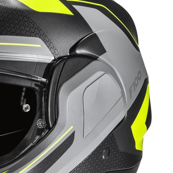 HJC F100 Bios MC3HSF + Kit bluetooth 5R Lite