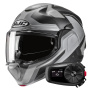 Casque Modulable HJC F100 Bios MC5SF + Kit Bluetooth 5S Solo