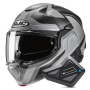 Casque Modulable HJC F100 Bios MC5SF + Kit Bluetooth BT Mini