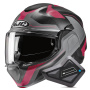 Casque Modulable HJC F100 Bios MC8SF + Kit Bluetooth BT Mini