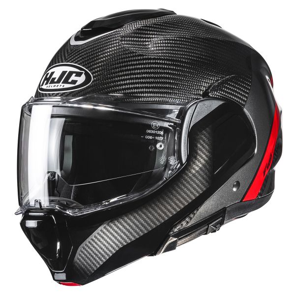 Casque Modulable HJC F100 Carbon Stan MC1 Casque Modulable HJC F100 Carbon Stan MC1