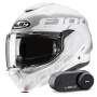 Casque Modulable HJC F100 Hetal MC10 + Kit Bluetooth Lokui K30