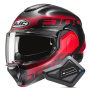 Casque Modulable HJC F100 Hetal MC1SF + Kit Bluetooth BT Mini