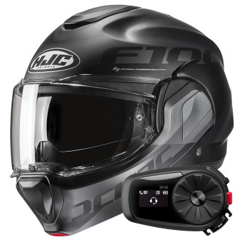Casque Modulable HJC F100 Hetal MC5SF + Kit Bluetooth 5S Solo Casque Modulable HJC F100 Hetal MC5SF + Kit Bluetooth 5S Solo