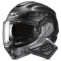 Casque Modulable HJC F100 Hetal MC5SF + Kit Bluetooth BT Mini