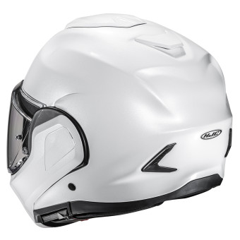 HJC F100 Pearl White + Kit Bluetooth 5S Solo