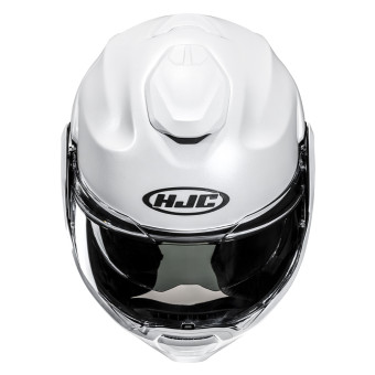 HJC F100 Pearl White + Kit Bluetooth 5S Solo