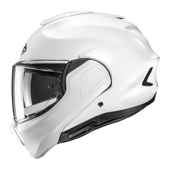 HJC F100 Pearl White + Kit Bluetooth 5S Solo