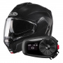 Casque Modulable HJC i100 Metal Black + Kit Bluetooth 5S Solo