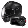 Casque Modulable HJC i100 Semi Flat Black + Kit Bluetooth 5S Solo