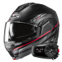 Casque Modulable HJC i100 Sysma MC1SF + Kit Bluetooth 5S Solo