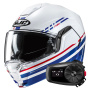 Casque Modulable HJC i100 Sysma MC21 + Kit Bluetooth 5S Solo