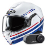 Casque Modulable HJC i100 Sysma MC21 + Kit Bluetooth Lokui K30