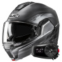 Casque Modulable HJC i100 Sysma MCSSF + Kit Bluetooth 5S Solo