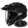 Casque Modulable HJC i80 Metal Black + Kit bluetooth 5R Lite Solo