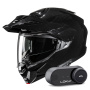 Casque Modulable HJC i80 Metal Black + Kit Bluetooth Lokui K30