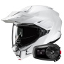 Casque Modulable HJC i80 Pearl White + Kit Bluetooth 5S Solo