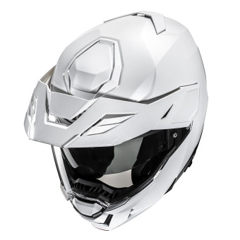 HJC i80 Pearl White + Kit Bluetooth 5S Solo