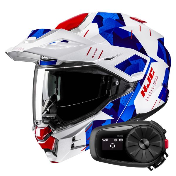 Casque Modulable HJC i80 Roki MC21 + Kit Bluetooth 5S Solo Casque Modulable HJC i80 Roki MC21 + Kit Bluetooth 5S Solo