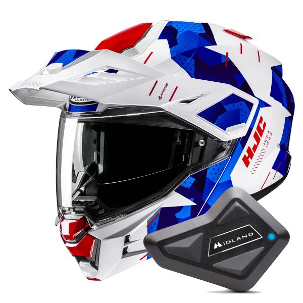 Casque Modulable HJC i80 Roki MC21 + Kit Bluetooth BT Mini Casque Modulable HJC i80 Roki MC21 + Kit Bluetooth BT Mini