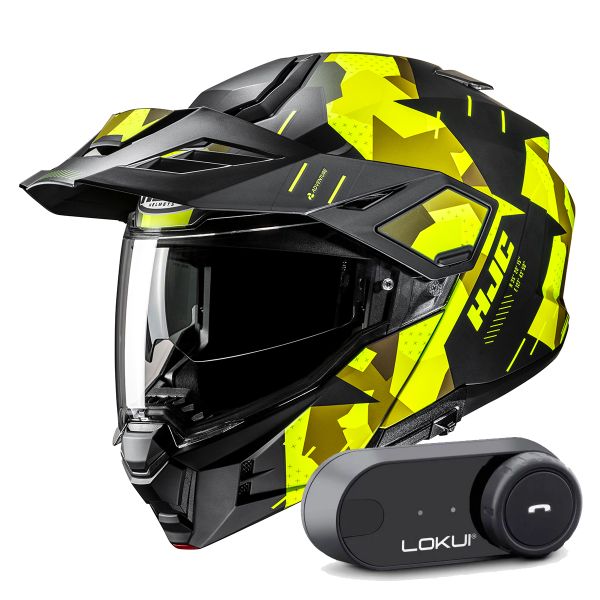 Casque Modulable HJC i80 Roki MC3HSF + Kit Bluetooth Lokui K30 Casque Modulable HJC i80 Roki MC3HSF + Kit Bluetooth Lokui K30