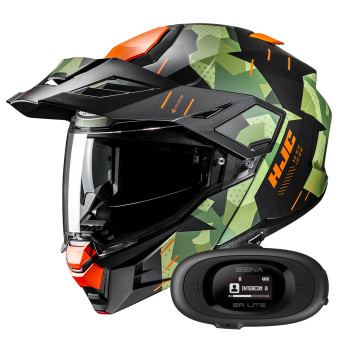 Casque Modulable HJC i80 Roki MC47SF + Kit bluetooth 5R Lite Solo Casque Modulable HJC i80 Roki MC47SF + Kit bluetooth 5R Lite Solo