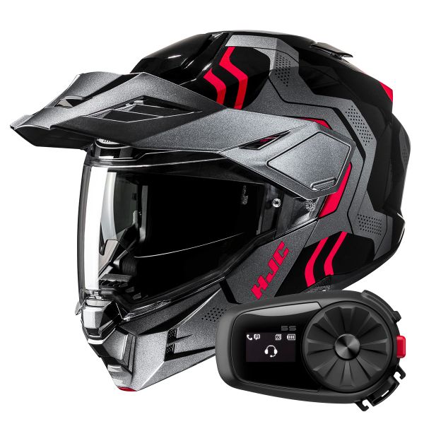 Casque Modulable HJC i80 Velly MC1 + Kit Bluetooth 5S Solo