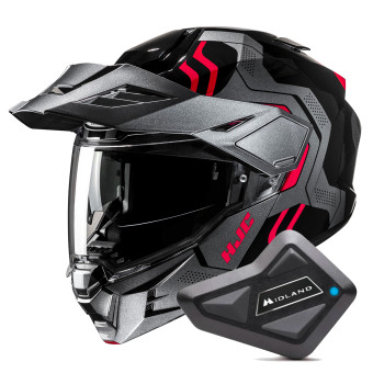 Casque Modulable HJC i80 Velly MC1 + Kit Bluetooth BT Mini