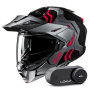 Casque Modulable HJC i80 Velly MC1 + Kit Bluetooth Lokui K30