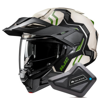 Casque Modulable HJC i80 Velly MC4SF + Kit Bluetooth BT Mini