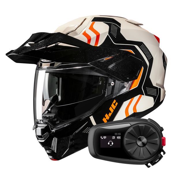 Casque Modulable HJC i80 Velly MC7 + Kit Bluetooth 5S Solo