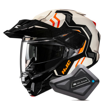 Casque Modulable HJC i80 Velly MC7 + Kit Bluetooth BT Mini