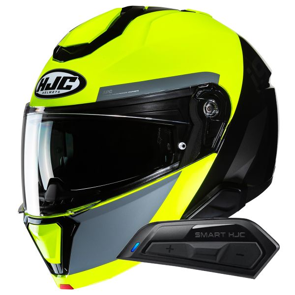 Casque Modulable HJC i91 Bina MC3H+ Kit Bluetooth Smart 11B