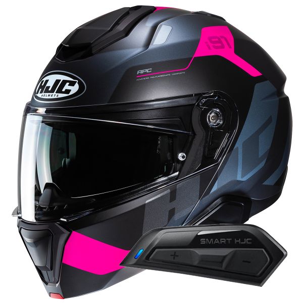 Casque Modulable HJC i91 Carst MC8SF+ Kit Bluetooth Smart 11B