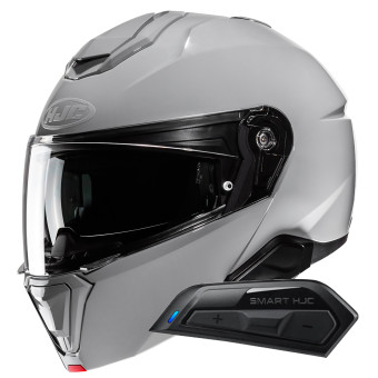 Casque Modulable HJC i91 N. Grey+ Kit Bluetooth Smart 11B