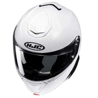 HJC i91 Pearl White+ Kit Bluetooth Smart 21B Flat Black