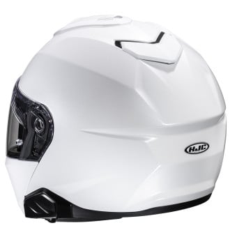 HJC i91 Pearl White+ Kit Bluetooth Smart 21B Flat Black