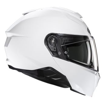 HJC i91 Pearl White+ Kit Bluetooth Smart 21B Flat Black