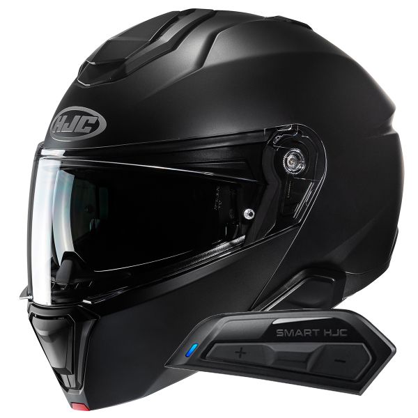 Casque Modulable HJC i91 Semi Flat Black+ Kit Bluetooth Smart 11B