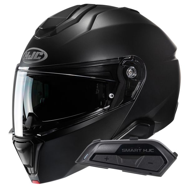 Casque Modulable HJC i91 Semi Flat Black+ Kit Bluetooth Smart 21B Flat Black Casque Modulable HJC i91 Semi Flat Black+ Kit Bluetooth Smart 21B Flat Black