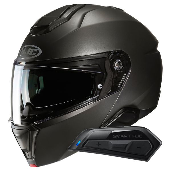 Casque Modulable HJC i91 Semi Flat Titanium+ Kit Bluetooth Smart 11B Casque Modulable HJC i91 Semi Flat Titanium+ Kit Bluetooth Smart 11B