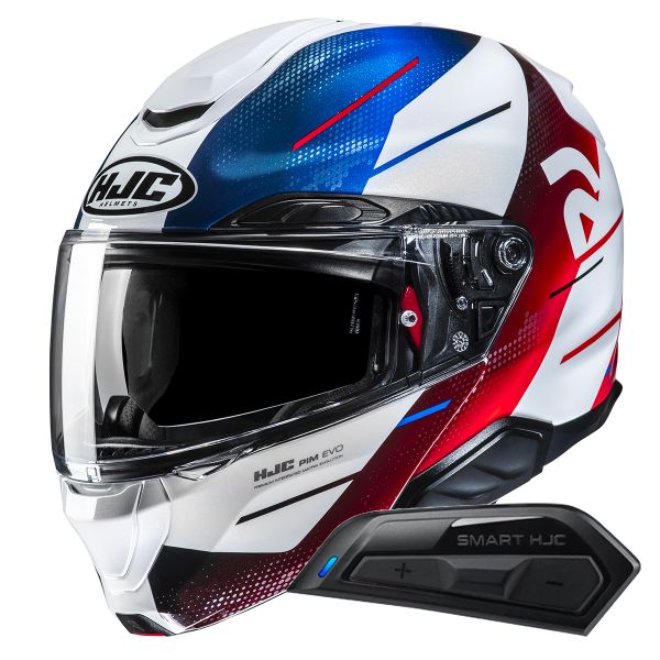 Casque Modulable HJC RPHA91 Blat MC21 + Kit Bluetooth Smart 11B