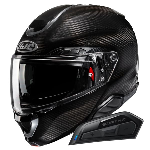 Casque Modulable HJC RPHA91 Carbon Black + Kit Bluetooth Smart 11B